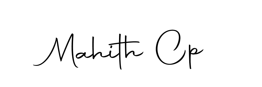 How to make Mahith Cp name signature. Use Autography-DOLnW style for creating short signs online. This is the latest handwritten sign. Mahith Cp signature style 10 images and pictures png