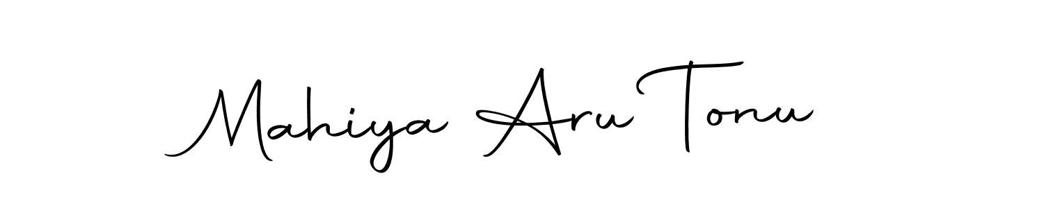 Autography-DOLnW is a professional signature style that is perfect for those who want to add a touch of class to their signature. It is also a great choice for those who want to make their signature more unique. Get Mahiya Aru Tonu name to fancy signature for free. Mahiya Aru Tonu signature style 10 images and pictures png