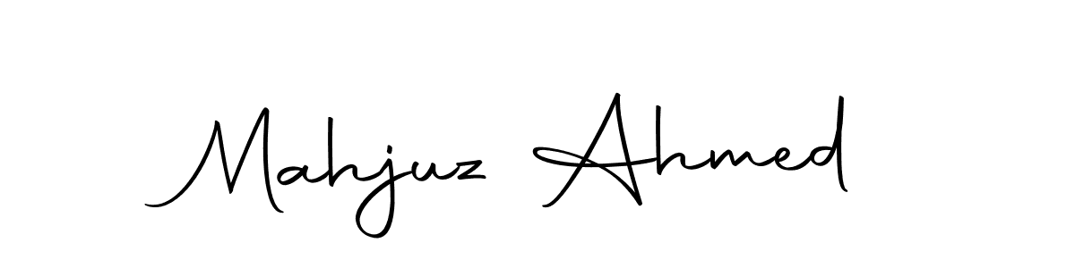 The best way (Autography-DOLnW) to make a short signature is to pick only two or three words in your name. The name Mahjuz Ahmed include a total of six letters. For converting this name. Mahjuz Ahmed signature style 10 images and pictures png