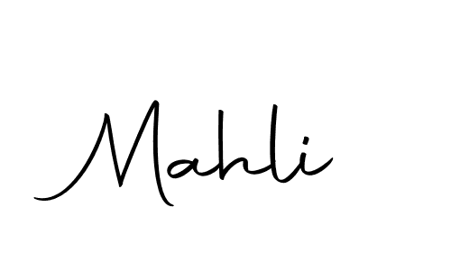 Make a beautiful signature design for name Mahli. With this signature (Autography-DOLnW) style, you can create a handwritten signature for free. Mahli signature style 10 images and pictures png