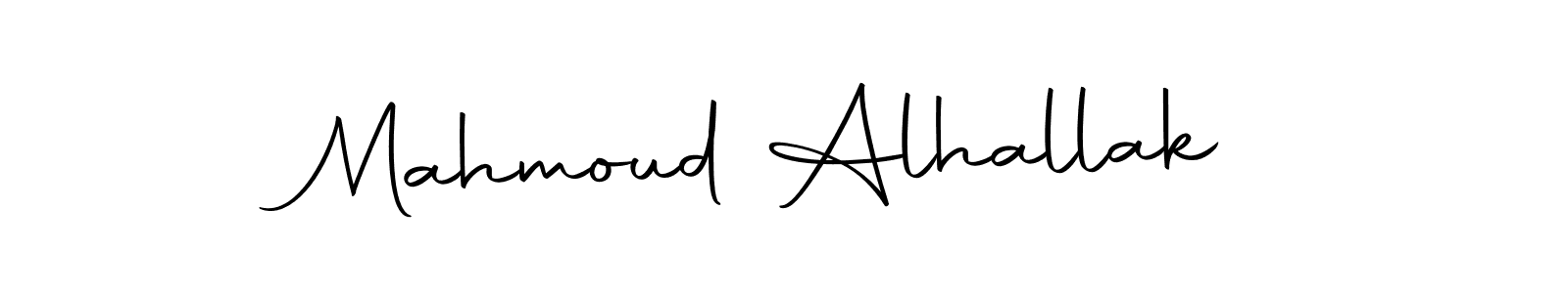 How to make Mahmoud Alhallak signature? Autography-DOLnW is a professional autograph style. Create handwritten signature for Mahmoud Alhallak name. Mahmoud Alhallak signature style 10 images and pictures png