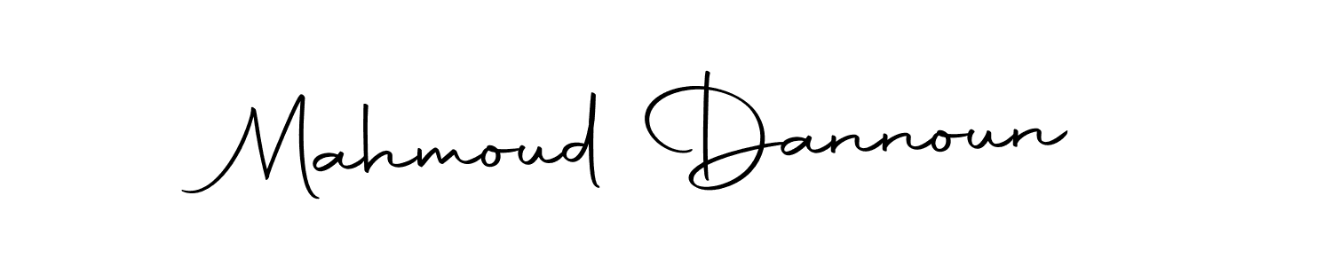 Create a beautiful signature design for name Mahmoud Dannoun. With this signature (Autography-DOLnW) fonts, you can make a handwritten signature for free. Mahmoud Dannoun signature style 10 images and pictures png