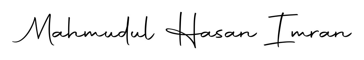 Transform the name Mahmudul Hasan Imran into a signature masterpiece using Autography-DOLnW font. Ideal for photographers, artists, and creators looking for watermarks. Mahmudul Hasan Imran signature style 10 images and pictures png