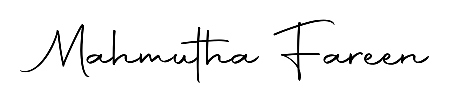 Master the art of signing with Mahmutha Fareen written in fluent Autography-DOLnW script. A great template to practice and refine your handwriting. Mahmutha Fareen signature style 10 images and pictures png