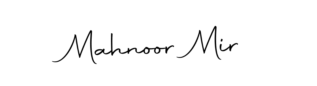 Create a beautiful signature design for name Mahnoor Mir. With this signature (Autography-DOLnW) fonts, you can make a handwritten signature for free. Mahnoor Mir signature style 10 images and pictures png