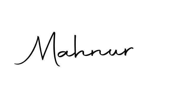 Design your own signature with our free online signature maker. With this signature software, you can create a handwritten (Autography-DOLnW) signature for name Mahnur. Mahnur signature style 10 images and pictures png