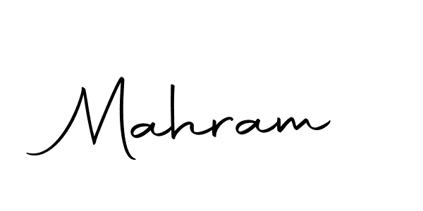 You should practise on your own different ways (Autography-DOLnW) to write your name (Mahram) in signature. don't let someone else do it for you. Mahram signature style 10 images and pictures png