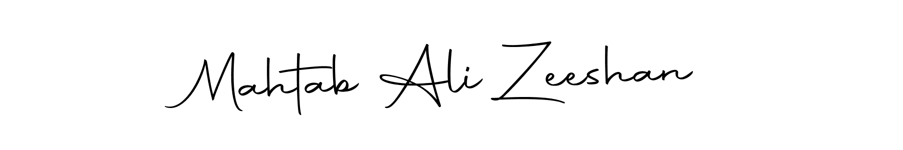 Make a beautiful signature design for name Mahtab Ali Zeeshan. Use this online signature maker to create a handwritten signature for free. Mahtab Ali Zeeshan signature style 10 images and pictures png