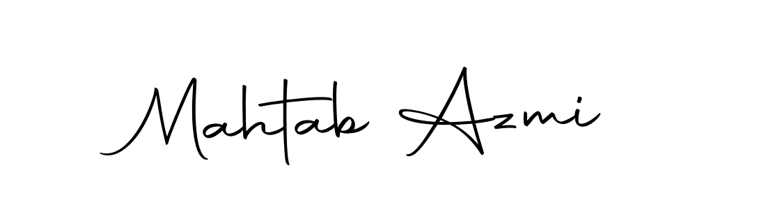 The best way (Autography-DOLnW) to make a short signature is to pick only two or three words in your name. The name Mahtab Azmi include a total of six letters. For converting this name. Mahtab Azmi signature style 10 images and pictures png