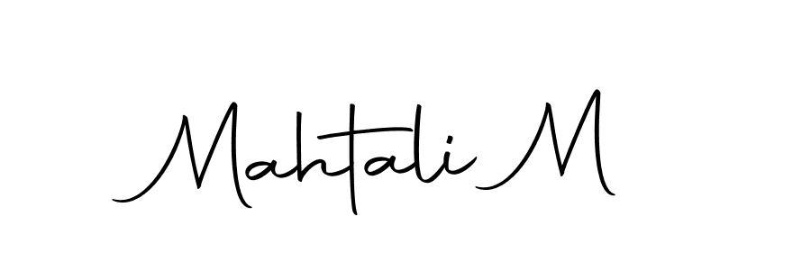 if you are searching for the best signature style for your name Mahtali M. so please give up your signature search. here we have designed multiple signature styles  using Autography-DOLnW. Mahtali M signature style 10 images and pictures png