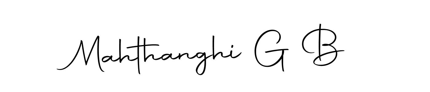 Make a beautiful signature design for name Mahthanghi G B. Use this online signature maker to create a handwritten signature for free. Mahthanghi G B signature style 10 images and pictures png