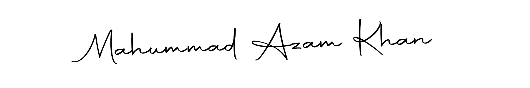 Create a beautiful signature design for name Mahummad Azam Khan. With this signature (Autography-DOLnW) fonts, you can make a handwritten signature for free. Mahummad Azam Khan signature style 10 images and pictures png
