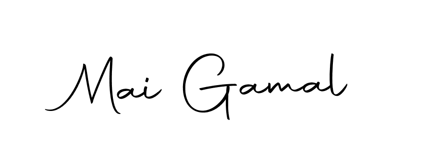 Use a signature maker to create a handwritten signature online. With this signature software, you can design (Autography-DOLnW) your own signature for name Mai Gamal. Mai Gamal signature style 10 images and pictures png