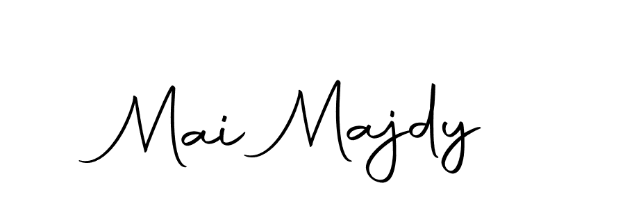 The best way (Autography-DOLnW) to make a short signature is to pick only two or three words in your name. The name Mai Majdy include a total of six letters. For converting this name. Mai Majdy signature style 10 images and pictures png