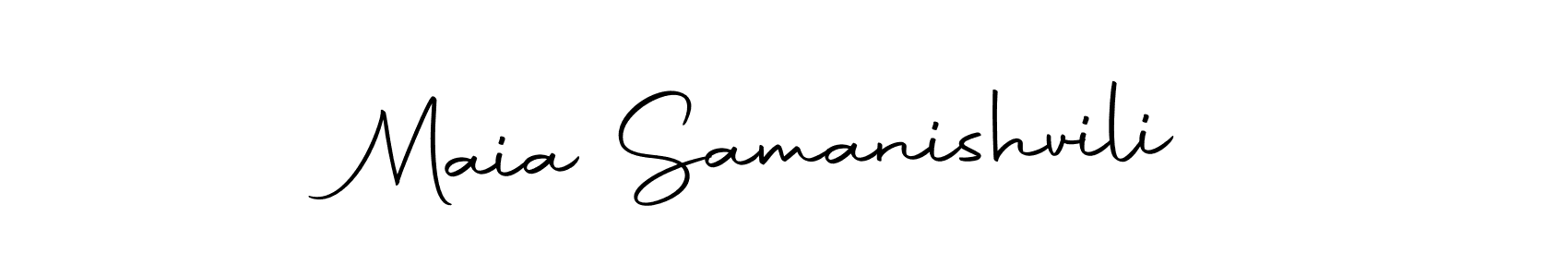 Maia Samanishvili stylish signature style. Best Handwritten Sign (Autography-DOLnW) for my name. Handwritten Signature Collection Ideas for my name Maia Samanishvili. Maia Samanishvili signature style 10 images and pictures png