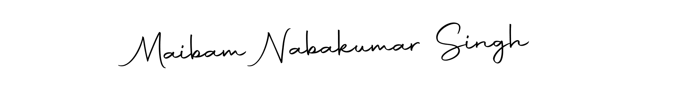 Use a signature maker to create a handwritten signature online. With this signature software, you can design (Autography-DOLnW) your own signature for name Maibam Nabakumar Singh. Maibam Nabakumar Singh signature style 10 images and pictures png