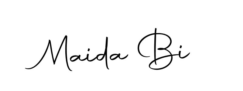 It looks lik you need a new signature style for name Maida Bi. Design unique handwritten (Autography-DOLnW) signature with our free signature maker in just a few clicks. Maida Bi signature style 10 images and pictures png