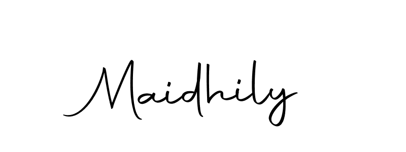 Make a short Maidhily signature style. Manage your documents anywhere anytime using Autography-DOLnW. Create and add eSignatures, submit forms, share and send files easily. Maidhily signature style 10 images and pictures png
