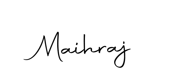 How to make Maihraj signature? Autography-DOLnW is a professional autograph style. Create handwritten signature for Maihraj name. Maihraj signature style 10 images and pictures png