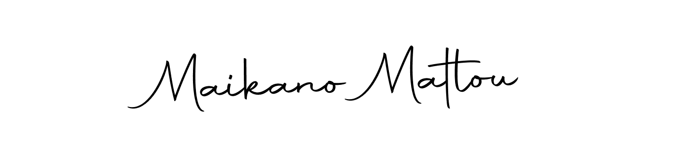 Design your own signature with our free online signature maker. With this signature software, you can create a handwritten (Autography-DOLnW) signature for name Maikano Matlou. Maikano Matlou signature style 10 images and pictures png