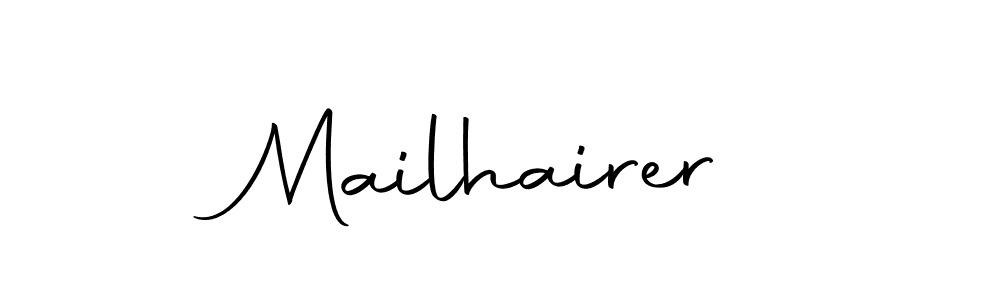 Similarly Autography-DOLnW is the best handwritten signature design. Signature creator online .You can use it as an online autograph creator for name Mailhairer. Mailhairer signature style 10 images and pictures png