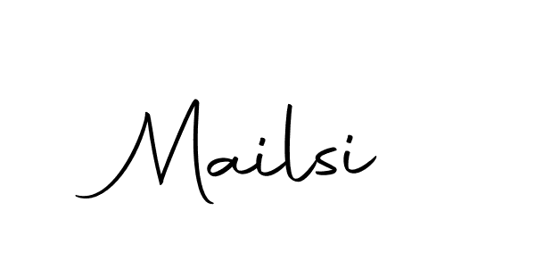 Create a beautiful signature design for name Mailsi. With this signature (Autography-DOLnW) fonts, you can make a handwritten signature for free. Mailsi signature style 10 images and pictures png