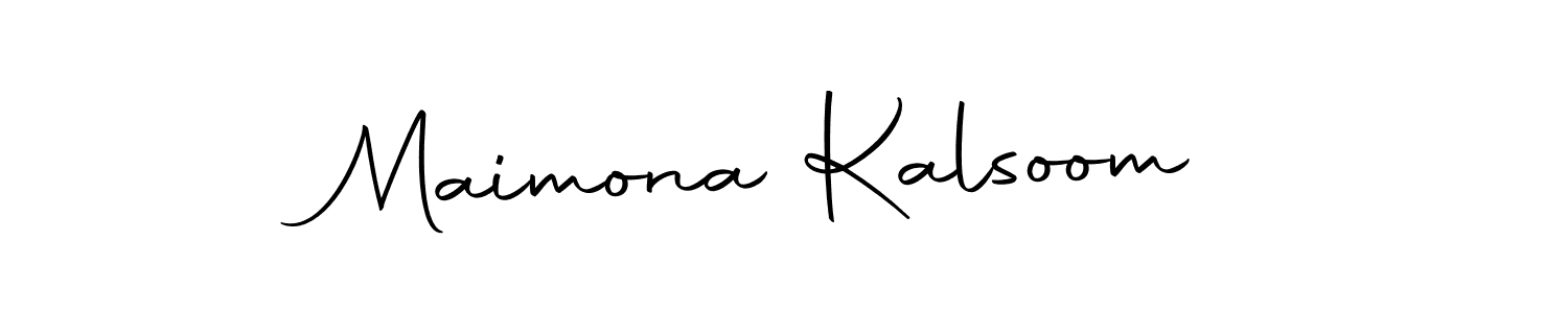 Design your own signature with our free online signature maker. With this signature software, you can create a handwritten (Autography-DOLnW) signature for name Maimona Kalsoom. Maimona Kalsoom signature style 10 images and pictures png
