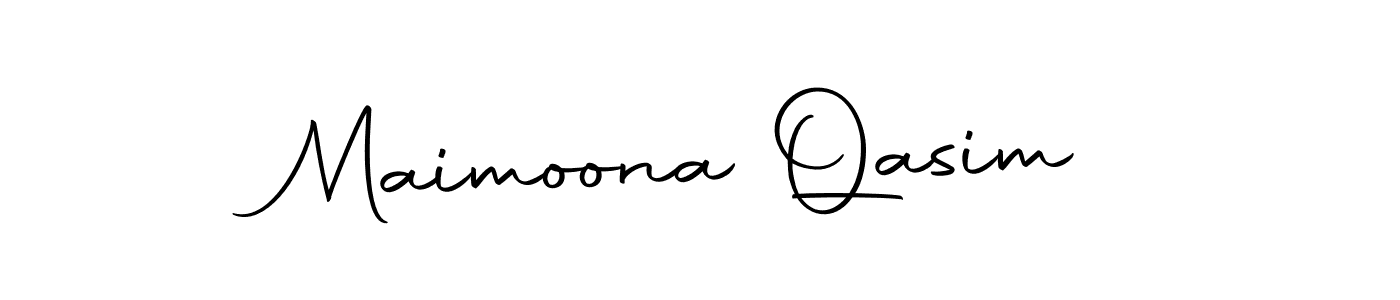 Make a beautiful signature design for name Maimoona Qasim. With this signature (Autography-DOLnW) style, you can create a handwritten signature for free. Maimoona Qasim signature style 10 images and pictures png
