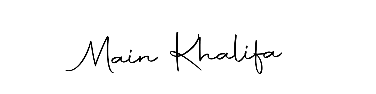 You can use this online signature creator to create a handwritten signature for the name Main Khalifa. This is the best online autograph maker. Main Khalifa signature style 10 images and pictures png
