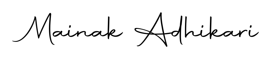 Create an unforgettable impression when signing with Mainak Adhikari name styled in Autography-DOLnW typography. 100% free online generator. Mainak Adhikari signature style 10 images and pictures png