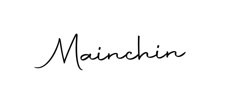 Use a signature maker to create a handwritten signature online. With this signature software, you can design (Autography-DOLnW) your own signature for name Mainchin. Mainchin signature style 10 images and pictures png