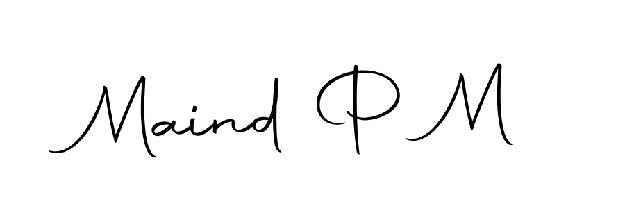 Make a beautiful signature design for name Maind P M. Use this online signature maker to create a handwritten signature for free. Maind P M signature style 10 images and pictures png