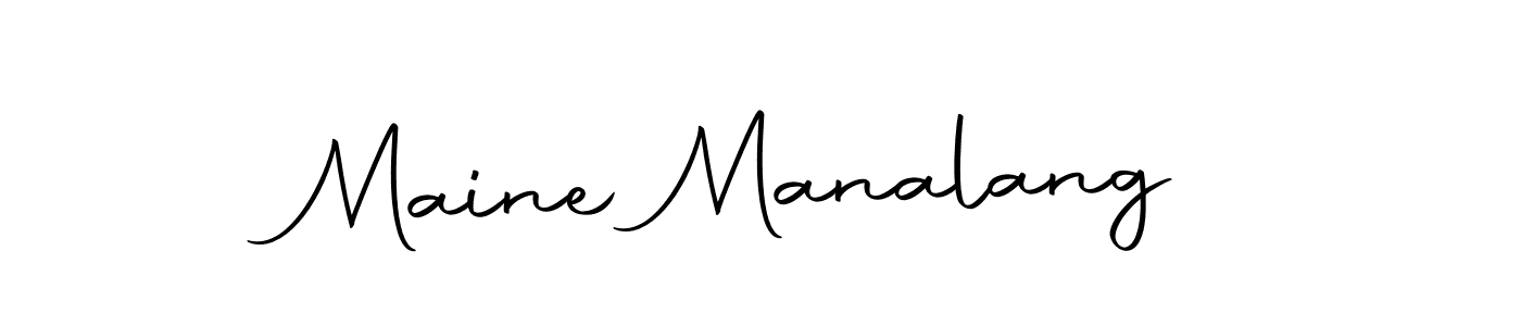 Similarly Autography-DOLnW is the best handwritten signature design. Signature creator online .You can use it as an online autograph creator for name Maine Manalang. Maine Manalang signature style 10 images and pictures png