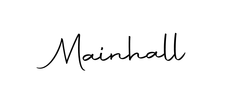 if you are searching for the best signature style for your name Mainhall. so please give up your signature search. here we have designed multiple signature styles  using Autography-DOLnW. Mainhall signature style 10 images and pictures png