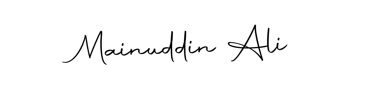 Use a signature maker to create a handwritten signature online. With this signature software, you can design (Autography-DOLnW) your own signature for name Mainuddin Ali. Mainuddin Ali signature style 10 images and pictures png