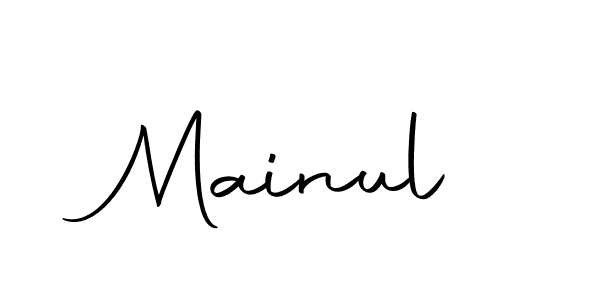 Make a beautiful signature design for name Mainul. Use this online signature maker to create a handwritten signature for free. Mainul signature style 10 images and pictures png