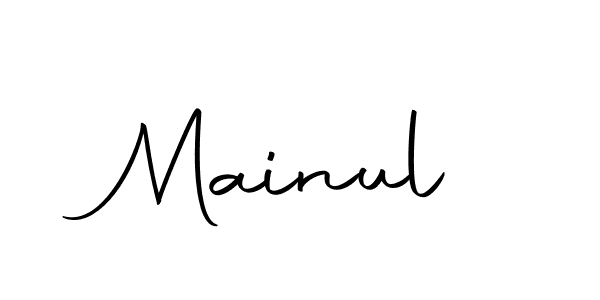 Make a beautiful signature design for name Mainul. Use this online signature maker to create a handwritten signature for free. Mainul signature style 10 images and pictures png