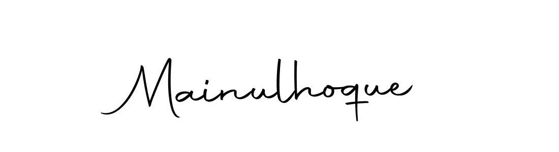 Also we have Mainulhoque name is the best signature style. Create professional handwritten signature collection using Autography-DOLnW autograph style. Mainulhoque signature style 10 images and pictures png