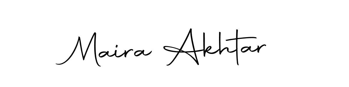 Create a beautiful signature design for name Maira Akhtar. With this signature (Autography-DOLnW) fonts, you can make a handwritten signature for free. Maira Akhtar signature style 10 images and pictures png