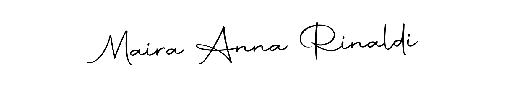 How to make Maira Anna Rinaldi signature? Autography-DOLnW is a professional autograph style. Create handwritten signature for Maira Anna Rinaldi name. Maira Anna Rinaldi signature style 10 images and pictures png