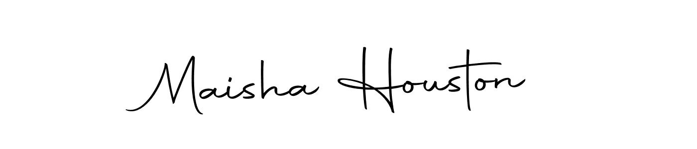 You should practise on your own different ways (Autography-DOLnW) to write your name (Maisha Houston) in signature. don't let someone else do it for you. Maisha Houston signature style 10 images and pictures png