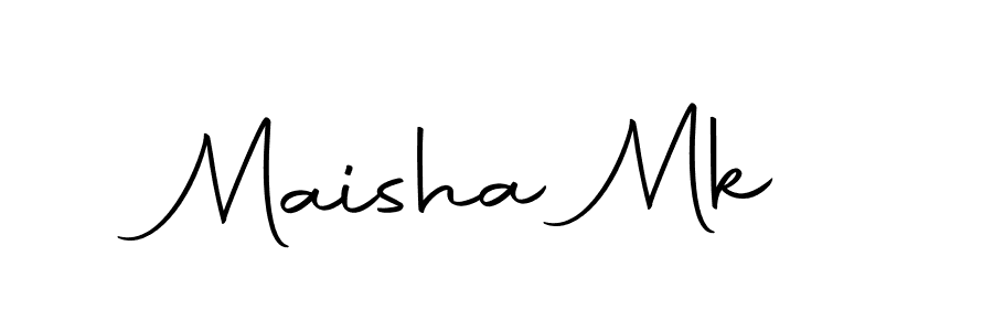 The best way (Autography-DOLnW) to make a short signature is to pick only two or three words in your name. The name Maisha Mk include a total of six letters. For converting this name. Maisha Mk signature style 10 images and pictures png