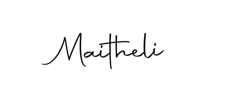 Make a beautiful signature design for name Maitheli. Use this online signature maker to create a handwritten signature for free. Maitheli signature style 10 images and pictures png