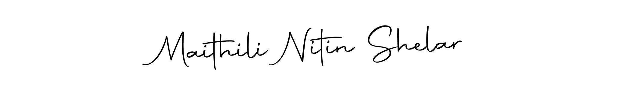 The best way (Autography-DOLnW) to make a short signature is to pick only two or three words in your name. The name Maithili Nitin Shelar include a total of six letters. For converting this name. Maithili Nitin Shelar signature style 10 images and pictures png