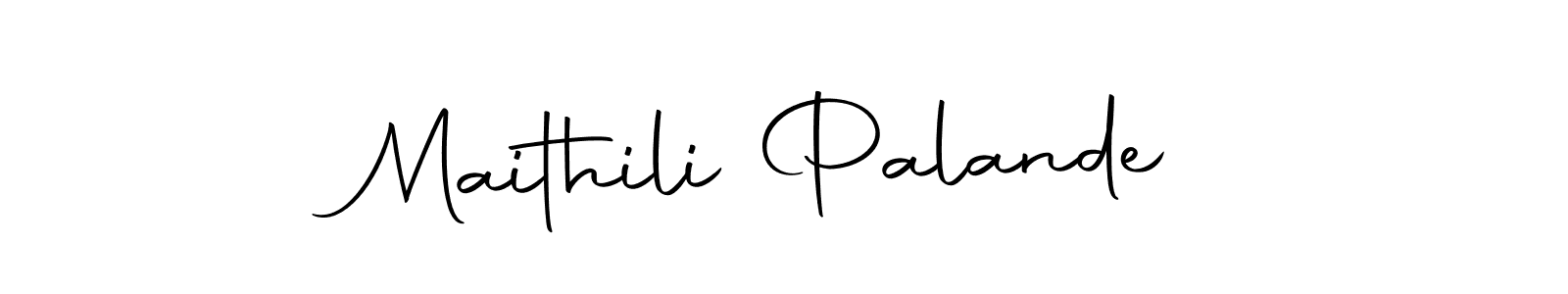 Autography-DOLnW is a professional signature style that is perfect for those who want to add a touch of class to their signature. It is also a great choice for those who want to make their signature more unique. Get Maithili Palande name to fancy signature for free. Maithili Palande signature style 10 images and pictures png