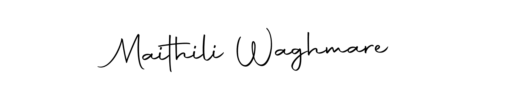 Design your own signature with our free online signature maker. With this signature software, you can create a handwritten (Autography-DOLnW) signature for name Maithili Waghmare. Maithili Waghmare signature style 10 images and pictures png