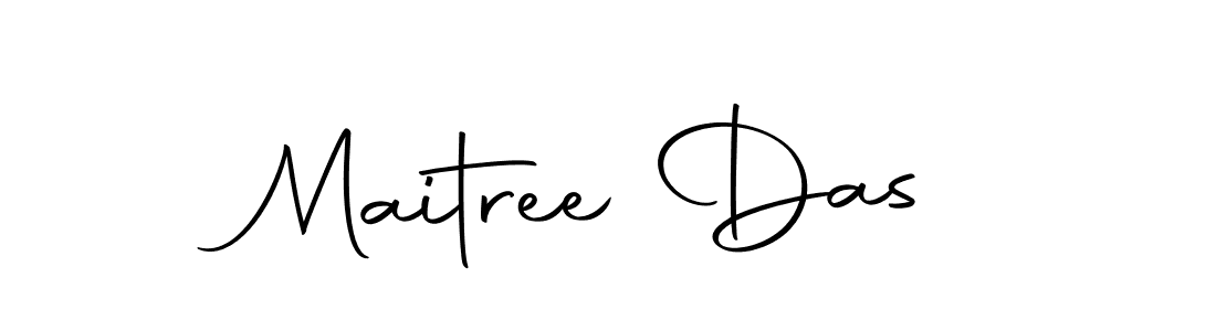 The best way (Autography-DOLnW) to make a short signature is to pick only two or three words in your name. The name Maitree Das include a total of six letters. For converting this name. Maitree Das signature style 10 images and pictures png