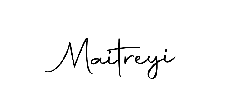 Design your own signature with our free online signature maker. With this signature software, you can create a handwritten (Autography-DOLnW) signature for name Maitreyi. Maitreyi signature style 10 images and pictures png