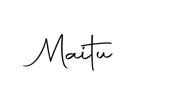 You should practise on your own different ways (Autography-DOLnW) to write your name (Maitu ) in signature. don't let someone else do it for you. Maitu  signature style 10 images and pictures png