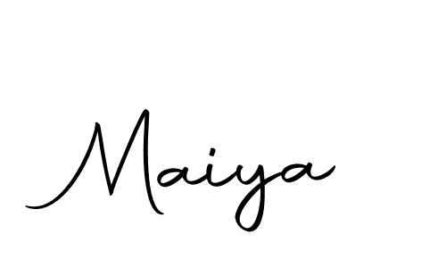 Make a beautiful signature design for name Maiya. Use this online signature maker to create a handwritten signature for free. Maiya signature style 10 images and pictures png